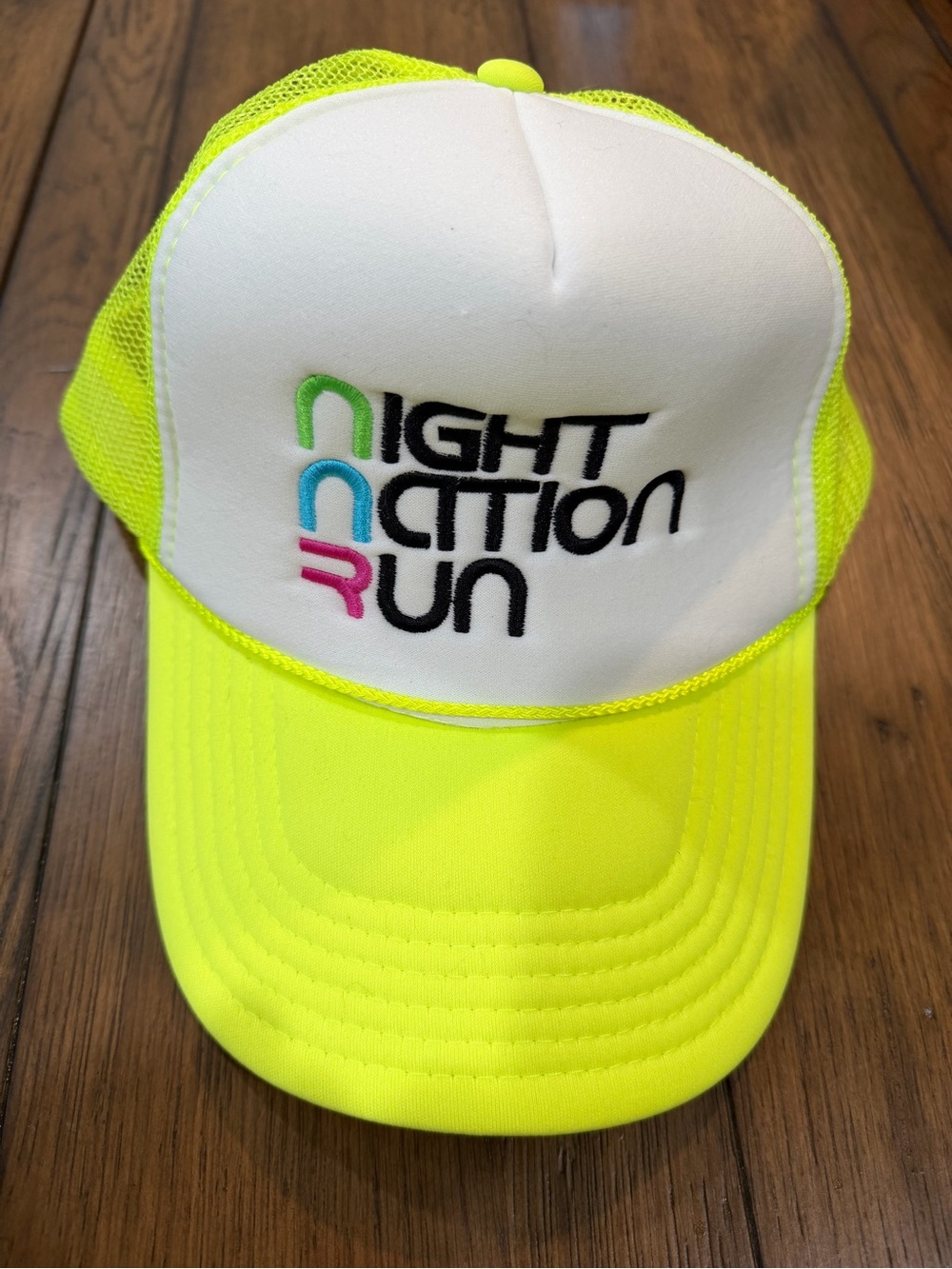OTTO Neon Yellow Mesh Trucker Hat-80s party